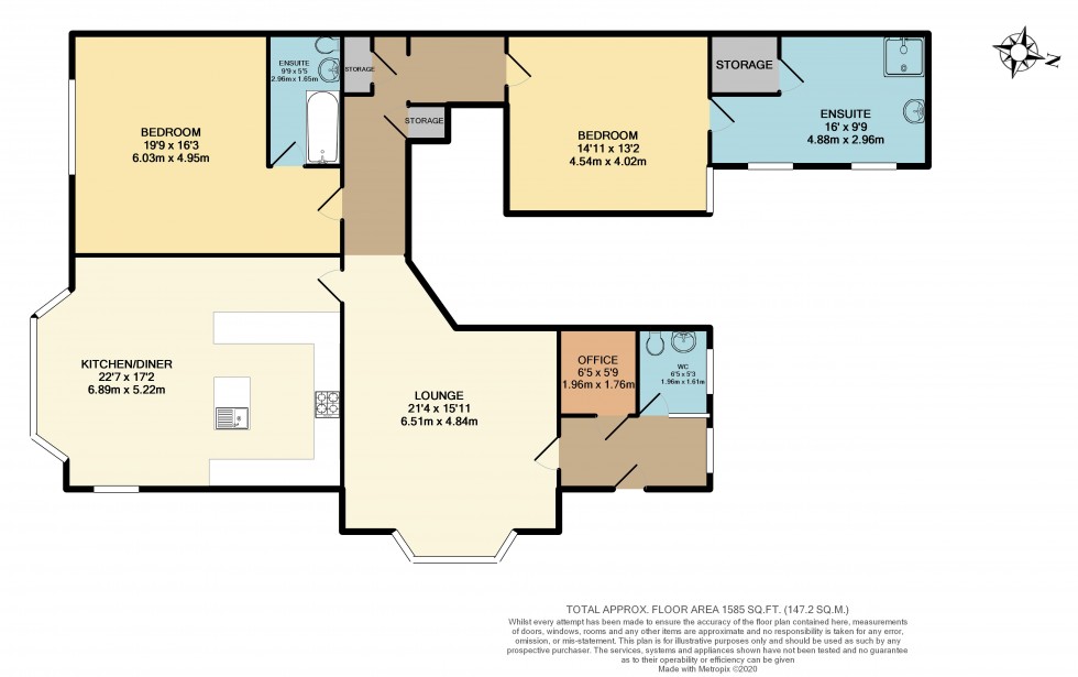 Floorplan for The Convent, Orchard Lane, Leigh, WN7 1EF