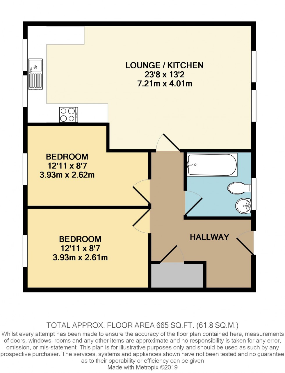 Floorplan for Preston Road, Standish, WN6 0NP