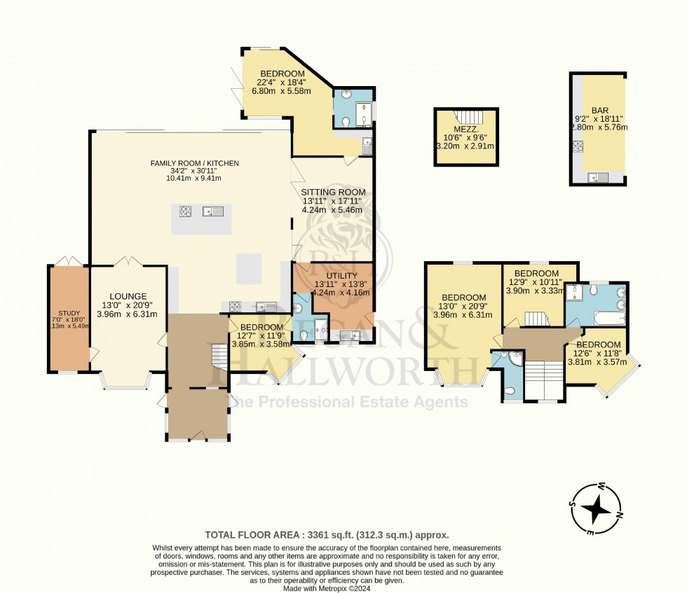 Floorplan for 125 Preston Road, Whittle-Le-Woods, PR6 7PJ