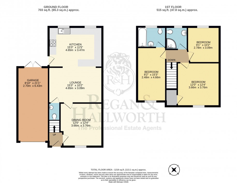 Floorplan for Carr House Lane, Wrightington, WN6 9SH