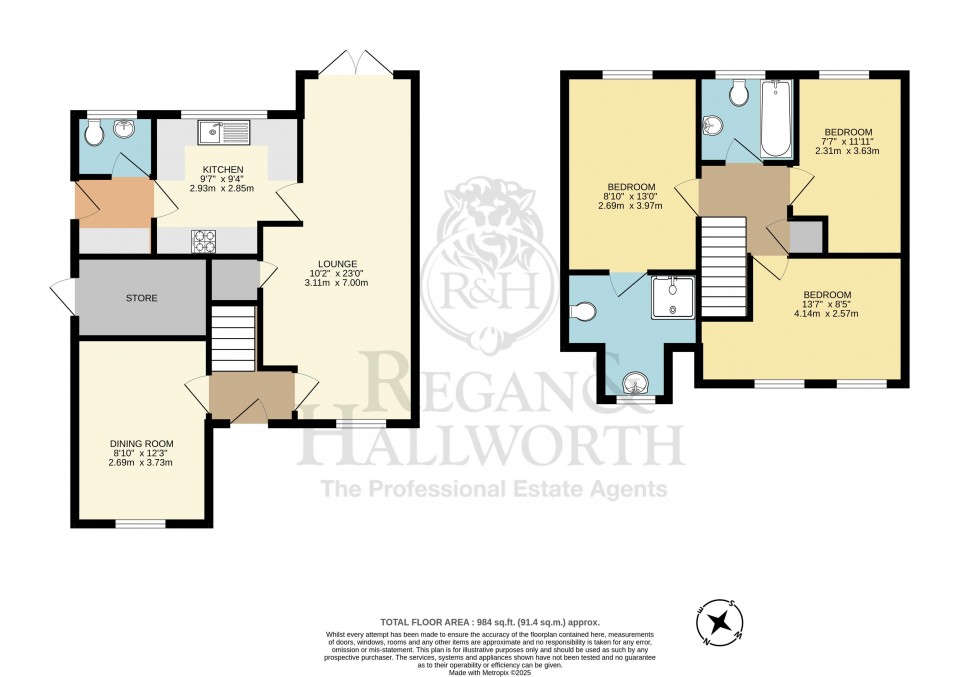 Floorplan for Tatham Grove, Winstanley, WN3 6JT