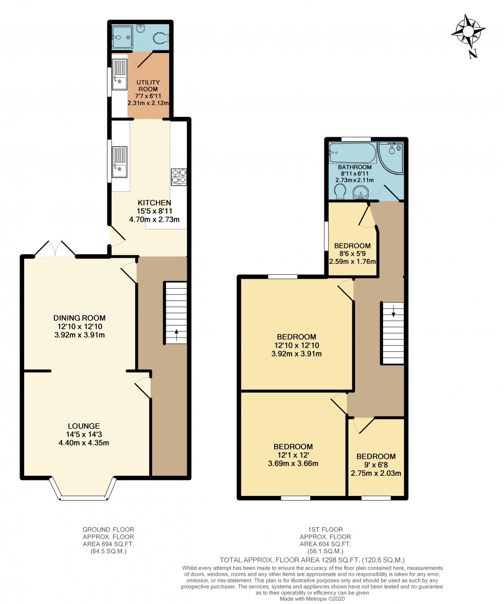 Floorplan for Orrell Road, Orrell, WN5 8EY