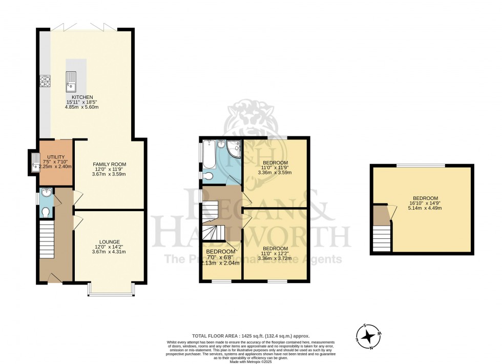Floorplan for Miles Lane, Shevington, WN6 8EW