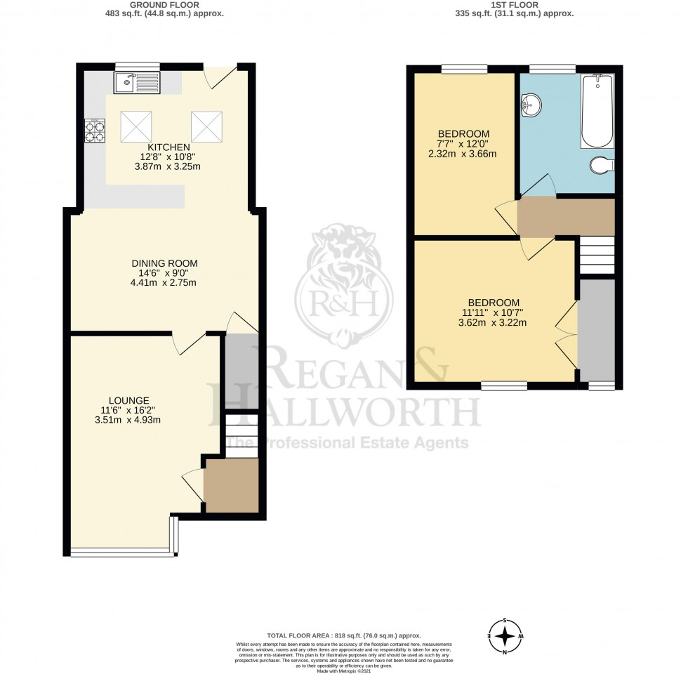 Floorplan for Ayrefield Road, Roby Mill, WN8 0QP