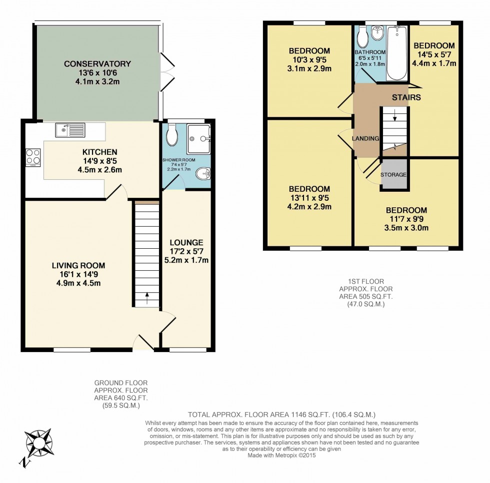 Floorplan for Bankside, Parbold, WN8 7PJ