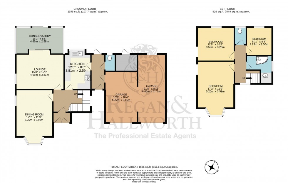 Floorplan for Mossy Lea Road, Wrightington, WN6 9RD