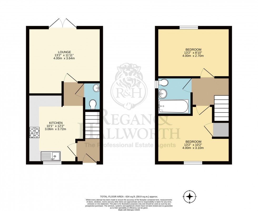Floorplan for Jarrow Close, Ashurst, Skelmersdale, WN8 6EZ