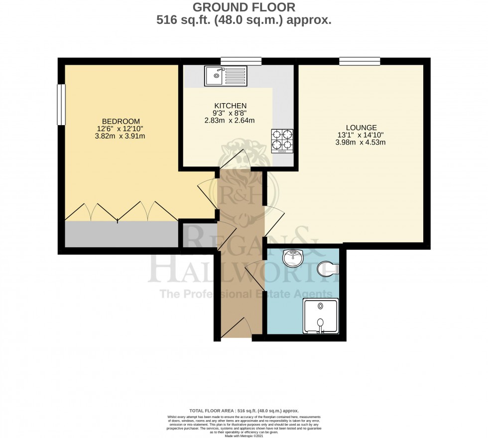 Floorplan for Mountfield Court, Howards Lane, Orrell, WN5 8PY