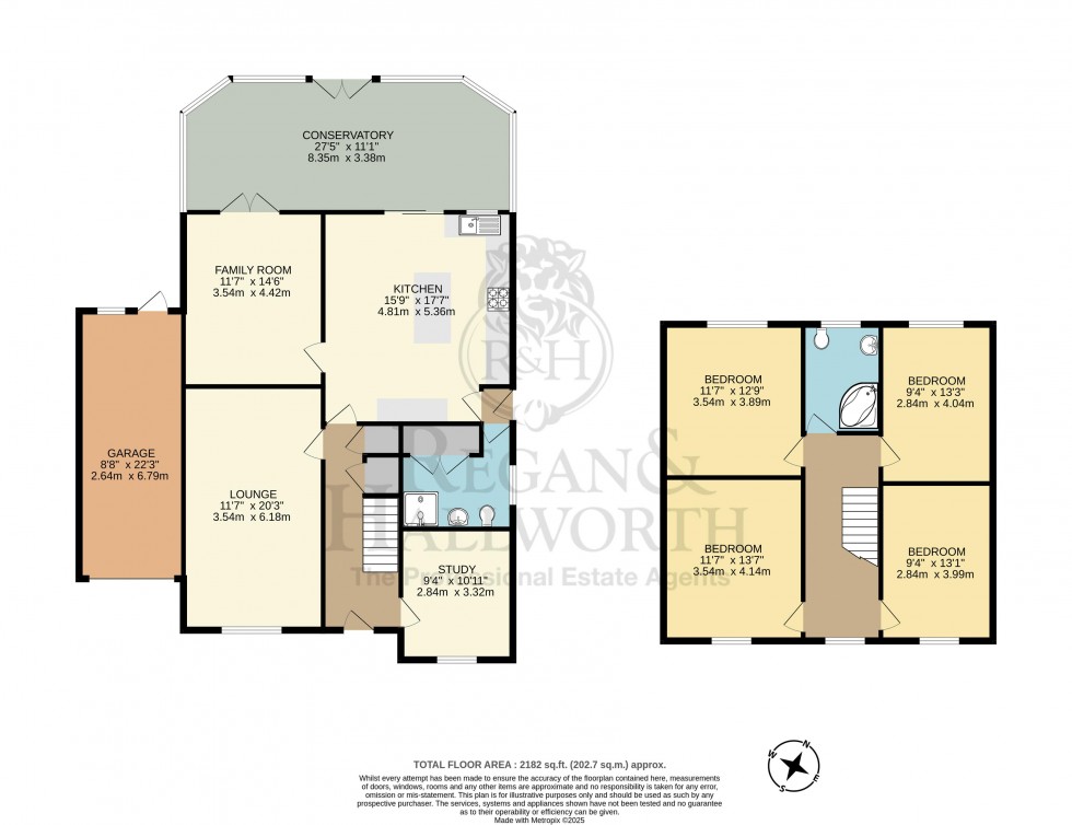 Floorplan for Brookfield, Parbold, WN8 7JJ