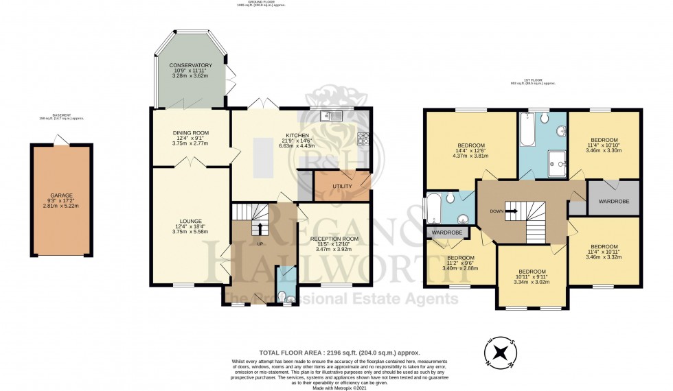 Floorplan for Lavender Walk, Ashton-In-Makerfield, WN4 0RD