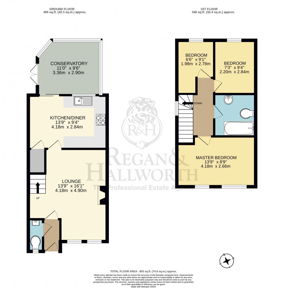 Floorplan for Foxfield Grove, Shevington, WN6 8AJ