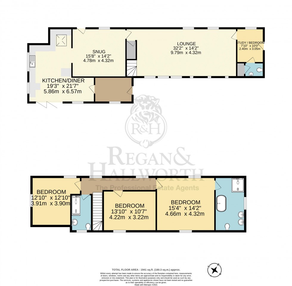 Floorplan for The Ostlers, Mill Lane, Aughton, L39 7HJ