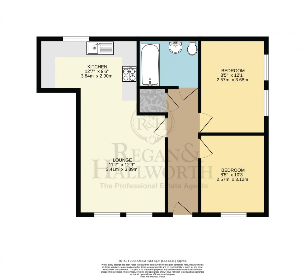 Floorplan for Preston Road, Standish, WN6 0NP
