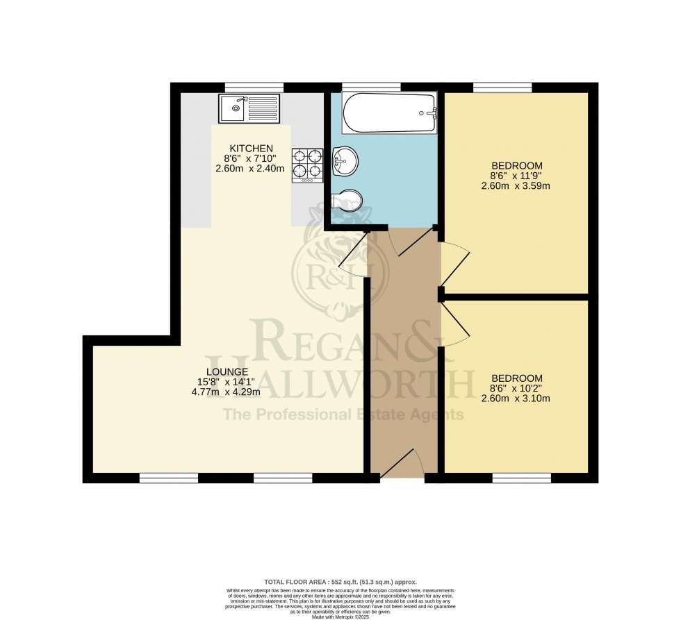 Floorplan for Preston Road, Standish, WN6 0NP