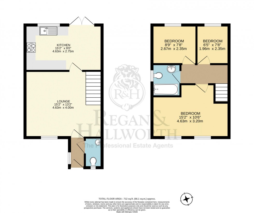 Floorplan for Lyon Road, Springfield, WN6 7ER
