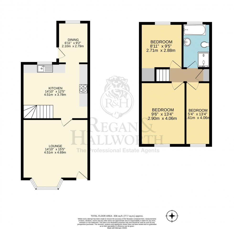 Floorplan for Springs Road, Chorley, PR6 7AN
