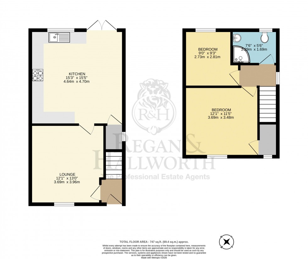 Floorplan for Springfield Road, Springfield, WN6 7RL