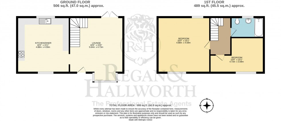 Floorplan for Island Row, Ince, Wigan, WN2 2LF