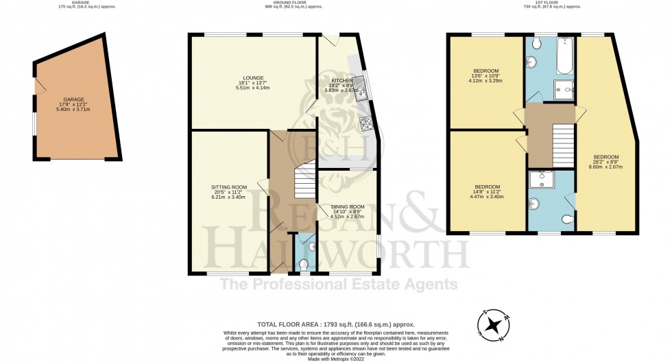 Floorplan for Finch Lane, Appley Bridge, WN6 9DT