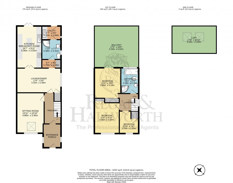 Floorplan for Ashtrees, Mawdesley, L40 2RN