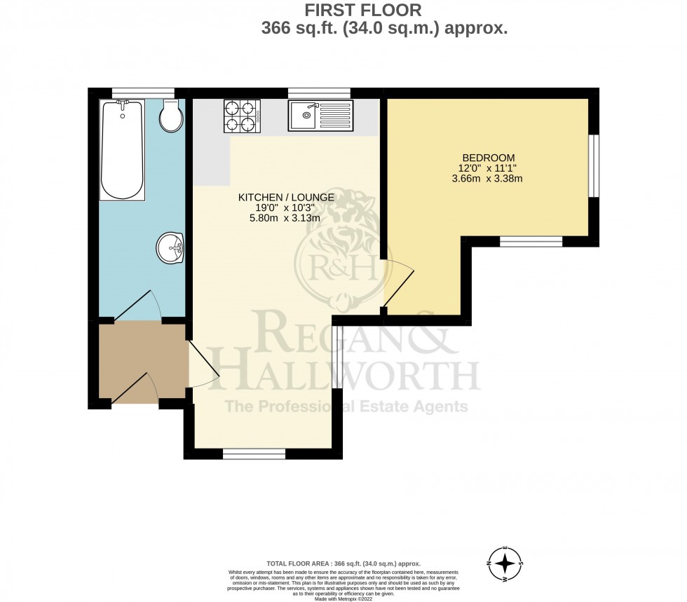 Floorplan for Pole Street, Standish, WN6 0HP