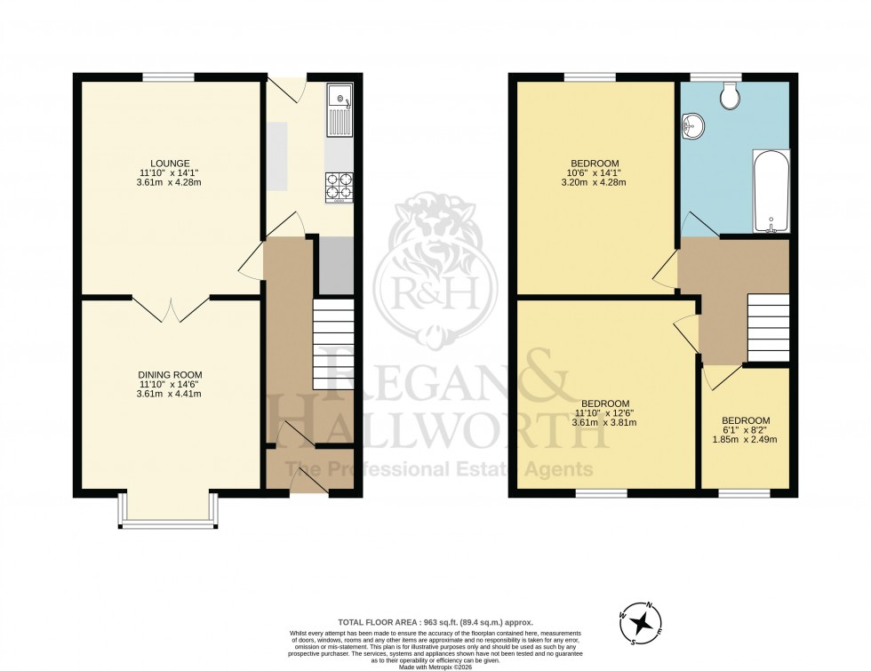 Floorplan for Ellesmere Road, Pemberton, WN5 9LA