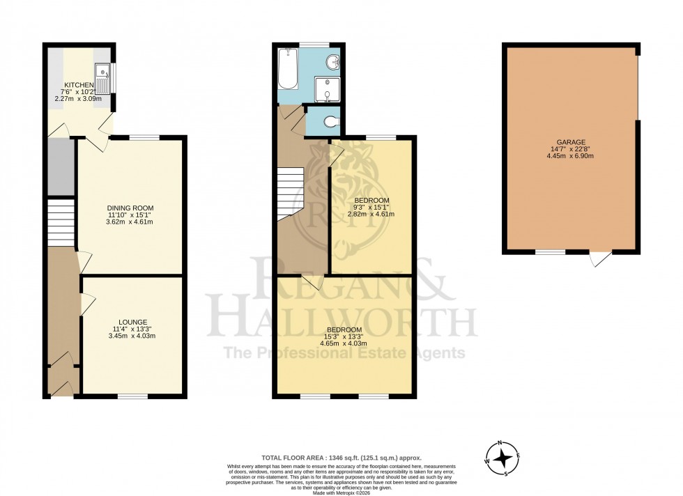 Floorplan for Neville Street, Platt Bridge, WN2 5BN