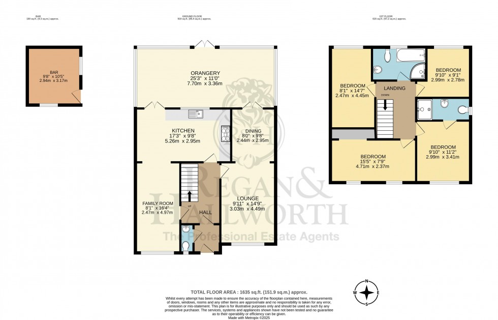 Floorplan for Melling Way, Winstanley, WN3 6JB