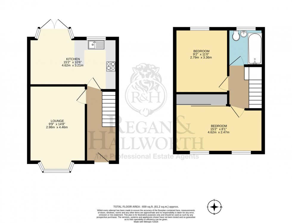 Floorplan for Holme Terrace, Swinley, WN1 2HF