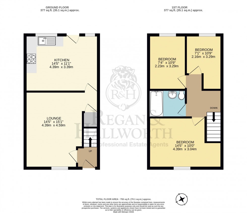Floorplan for Old Road, Ashton-In-Makerfield, WN4 9BQ