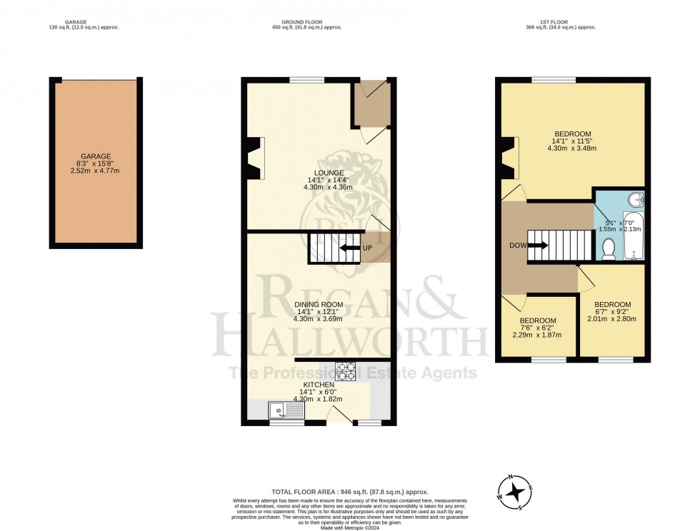Floorplan for Hilton Street, Ashton-In-Makerfield, WN4 8PD