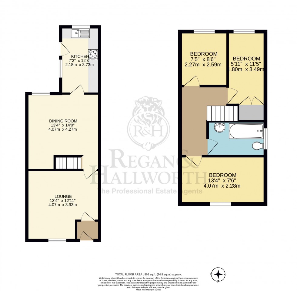 Floorplan for C Court, Ashton-In-Makerfield, WN4 9EA