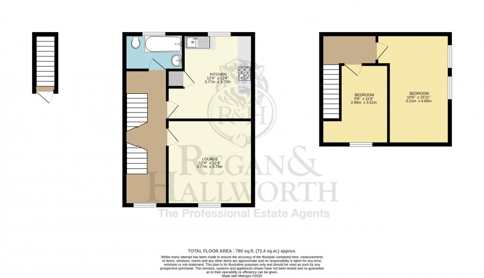 Floorplan for Vincent Street, St. Helens, WA10 1LE