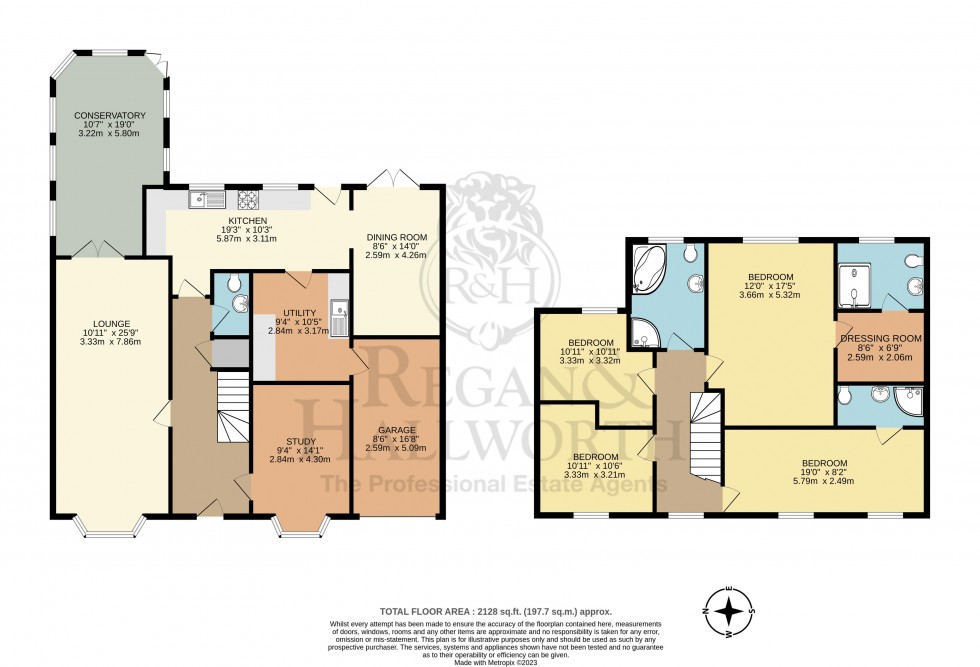 Floorplan for Churchlands Lane, Standish, WN6 0XU
