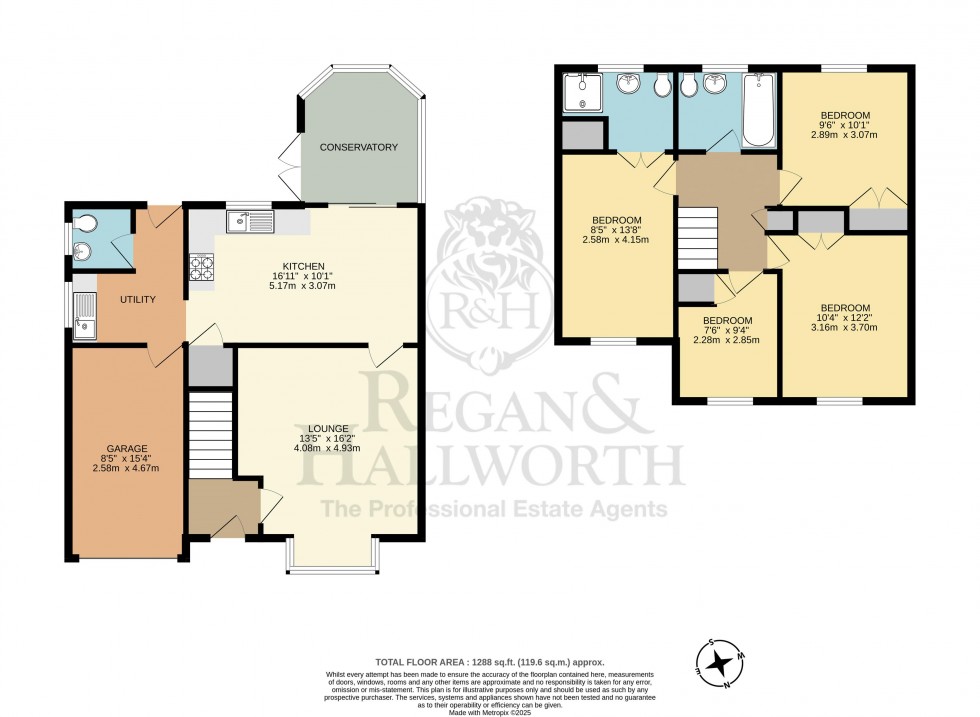 Floorplan for Havenwood Road, Whitley, WN1 2PA