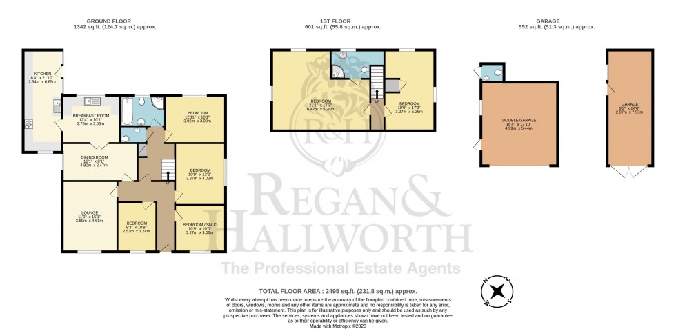 Floorplan for Ridley Lane, Mawdesley, L40 2RE.