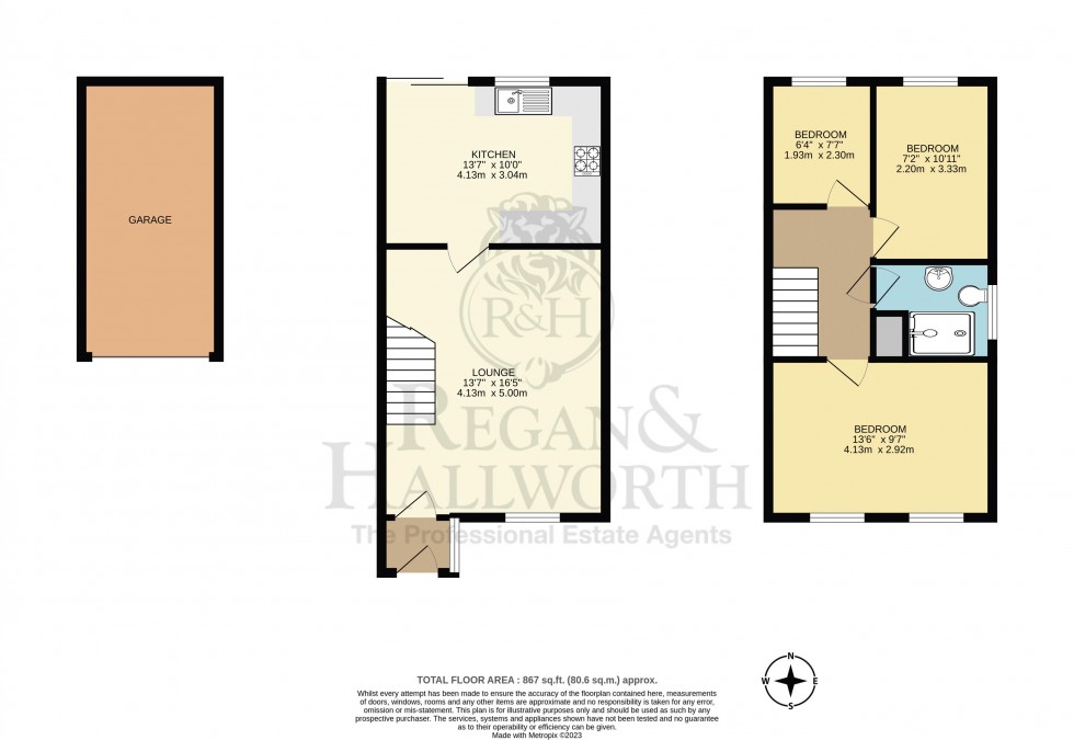 Floorplan for Merton Road, Highfield, Wigan, WN3 6AT