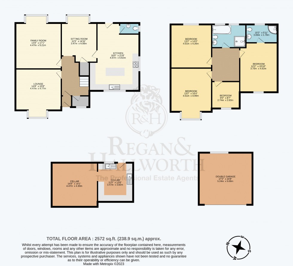 Floorplan for Grove Road, Upholland, WN8 0LH