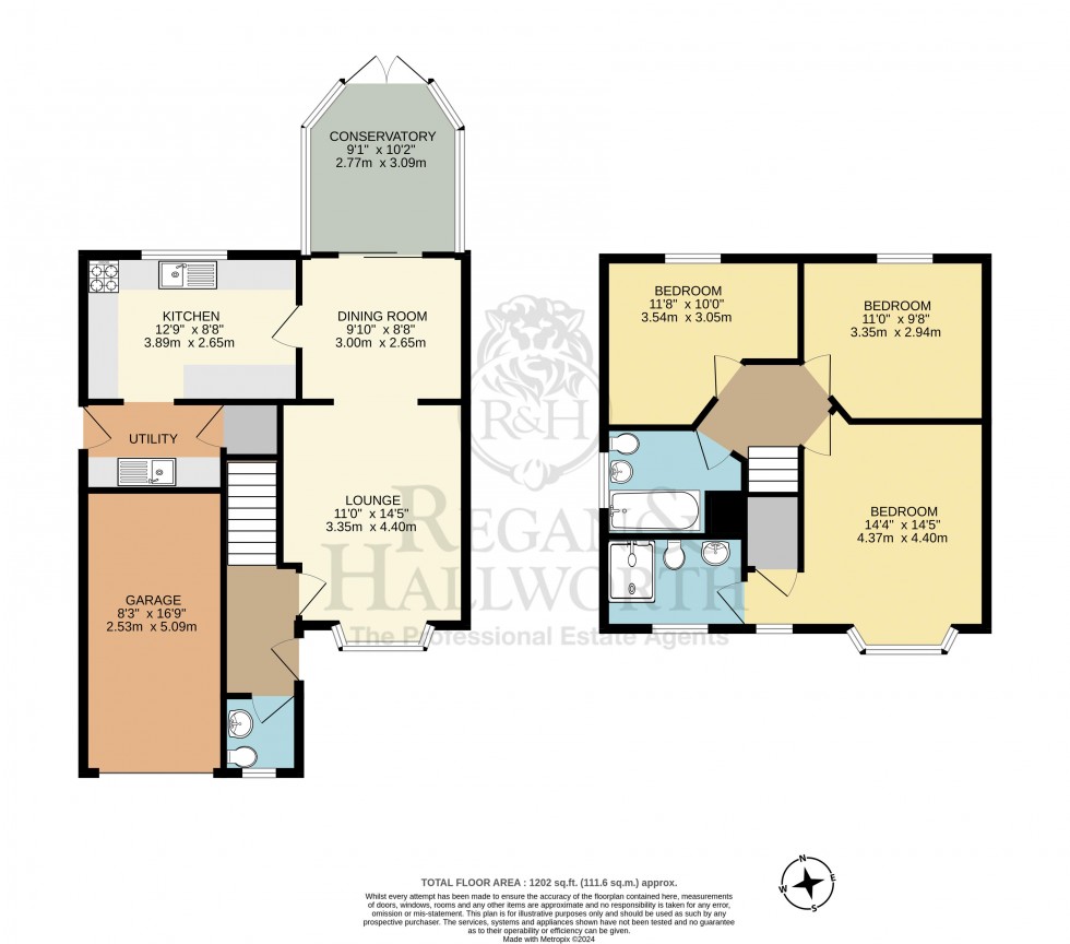 Floorplan for Water Drive, Standish, WN6 0EH