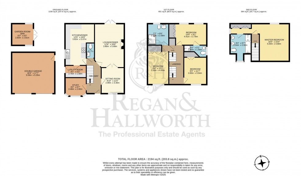 Floorplan for Trevore Drive, Standish, WN1 2QE
