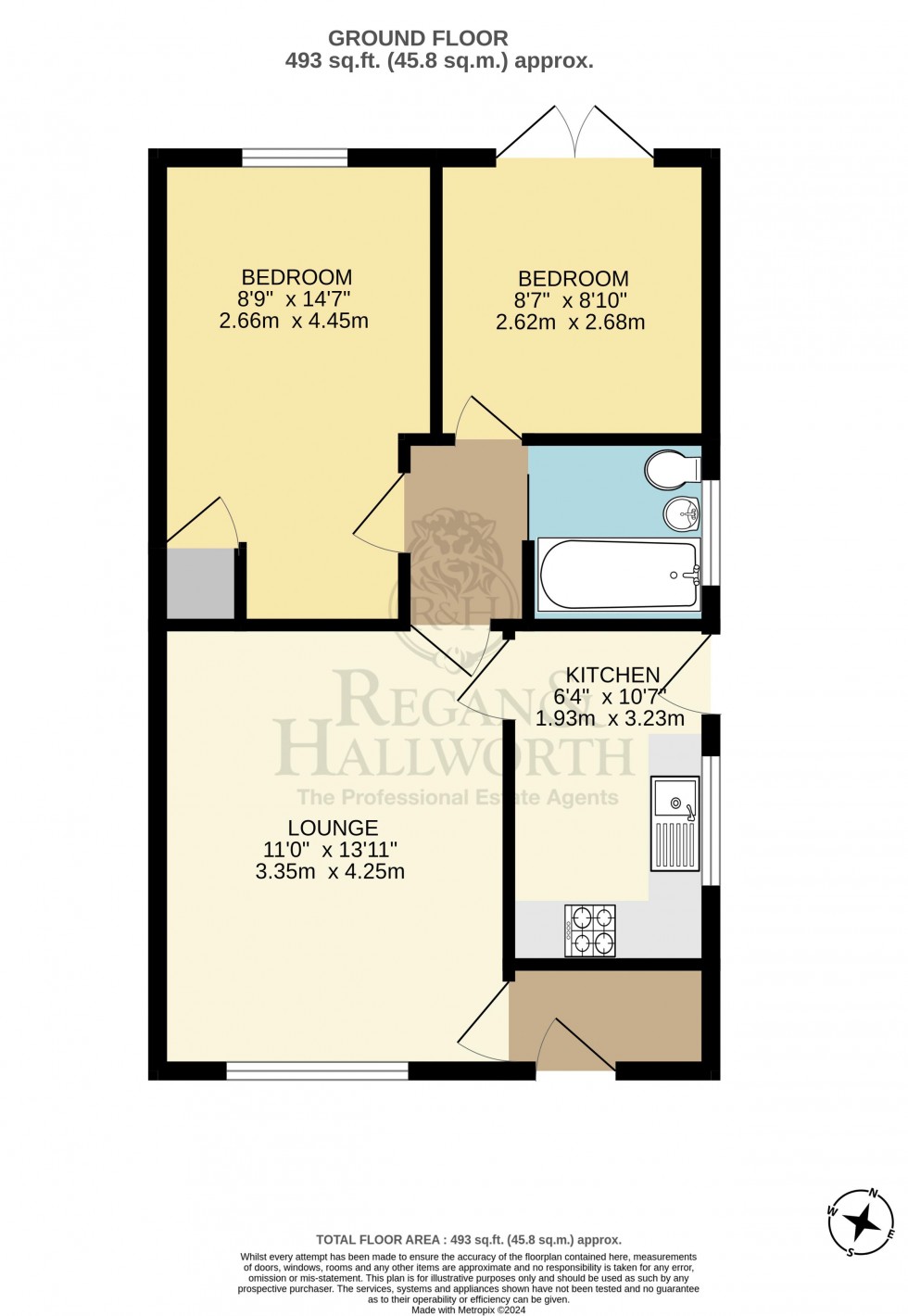 Floorplan for Fulbeck Avenue, Hawkley Hall