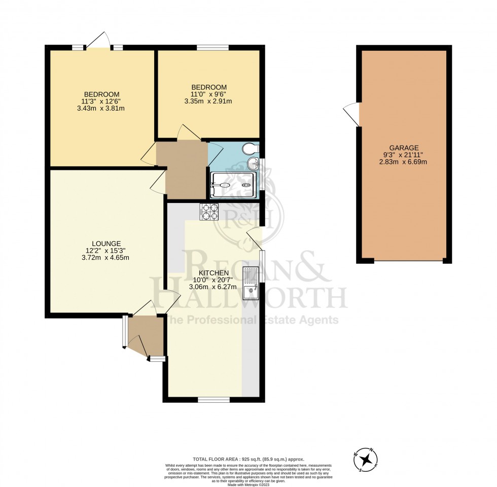 Floorplan for Milford Road, Whelley, WN2 1AL