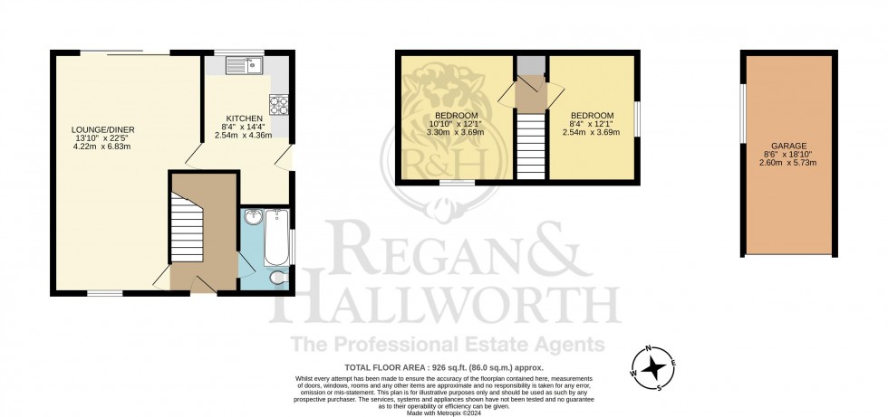 Floorplan for Sunleigh Road, Hindley, WN2 2RE