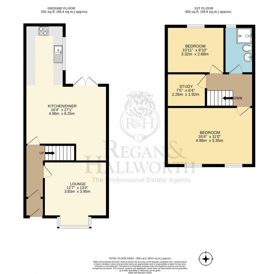 Floorplan for Lodge Road, Orrell, WN5 7AT