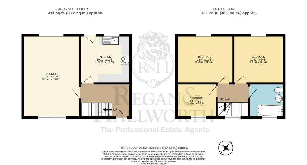 Floorplan for Beech Grove, Beech Hill, Wigan, WN6 8PD