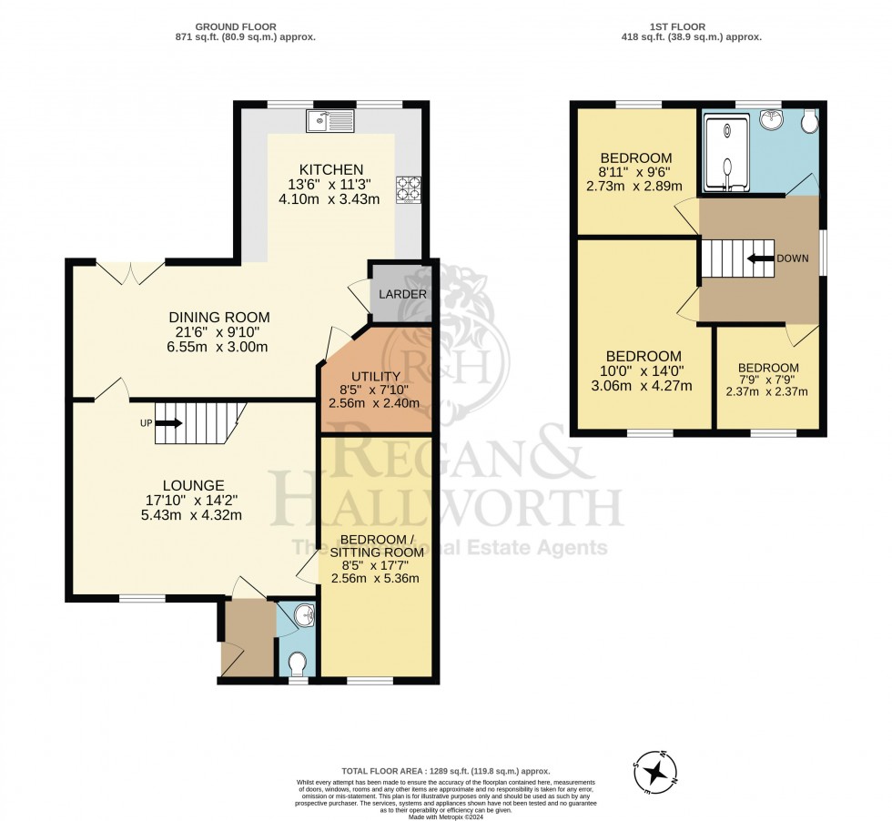 Floorplan for Chiltern Drive, Winstanley, WN3 6DY