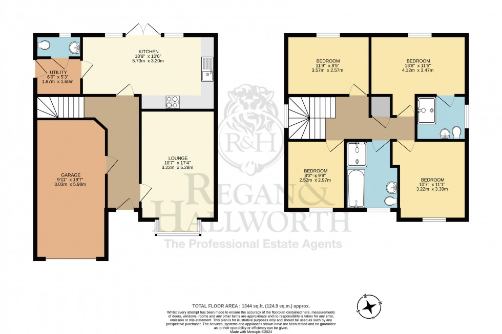 Floorplan for Red Clover Gardens, Standish, WN6 0WN