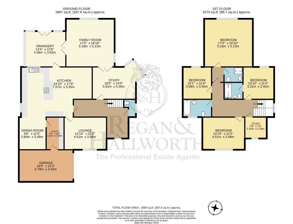 Floorplan for Tan House Lane, Parbold, WN8 7HG