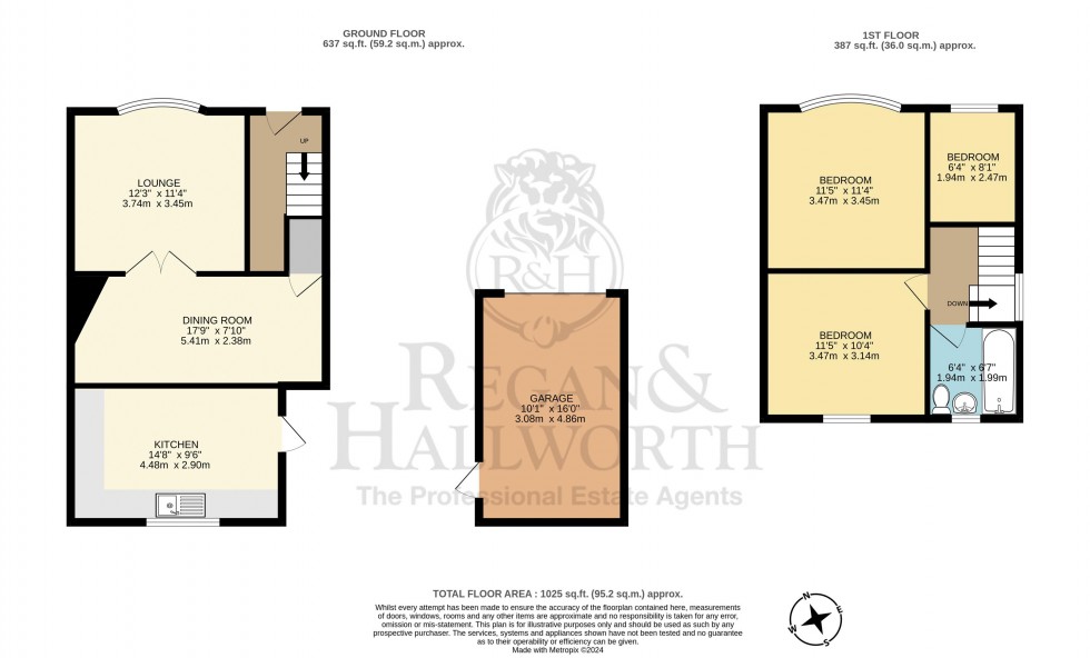 Floorplan for Lime Grove, Chorley, PR7 3JA