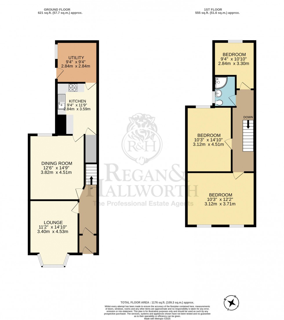 Floorplan for Osborne Road, Ashton-In-Makerfield, WN4 9QJ